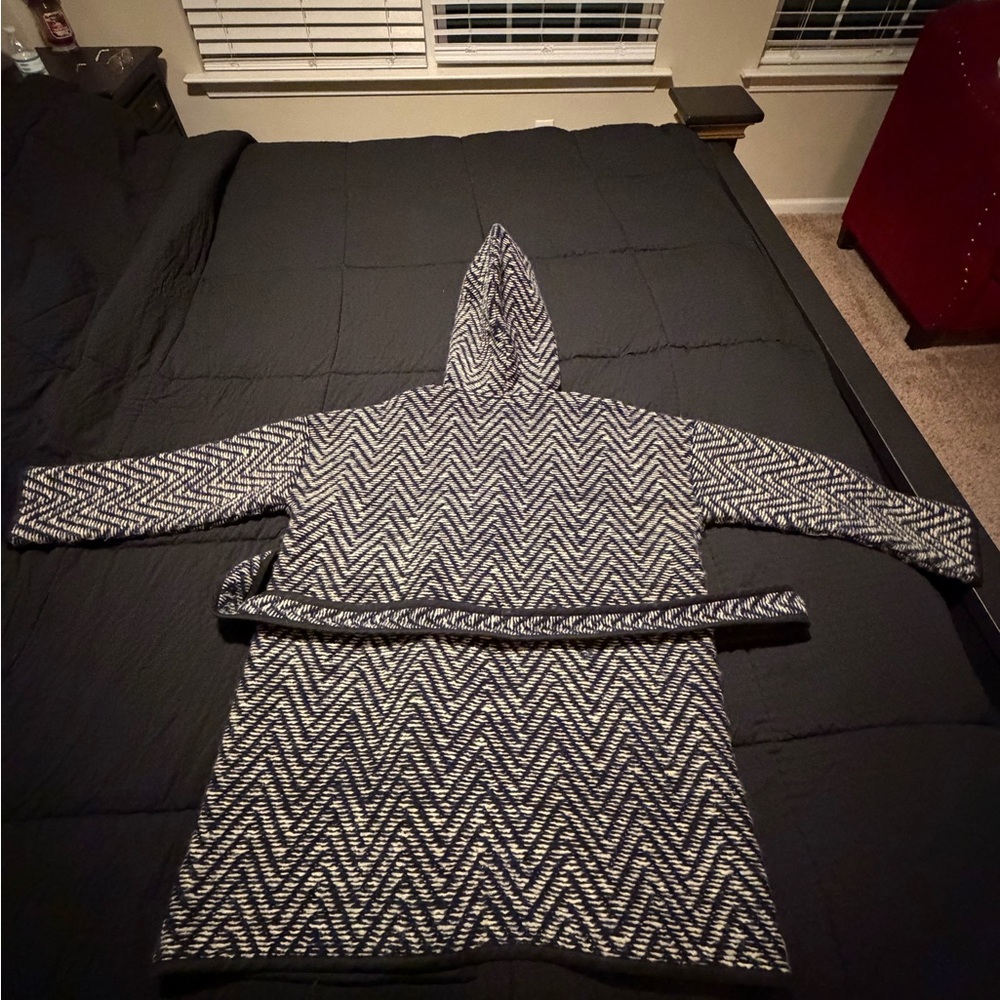Madewell Blue and Gray Textured Coat
